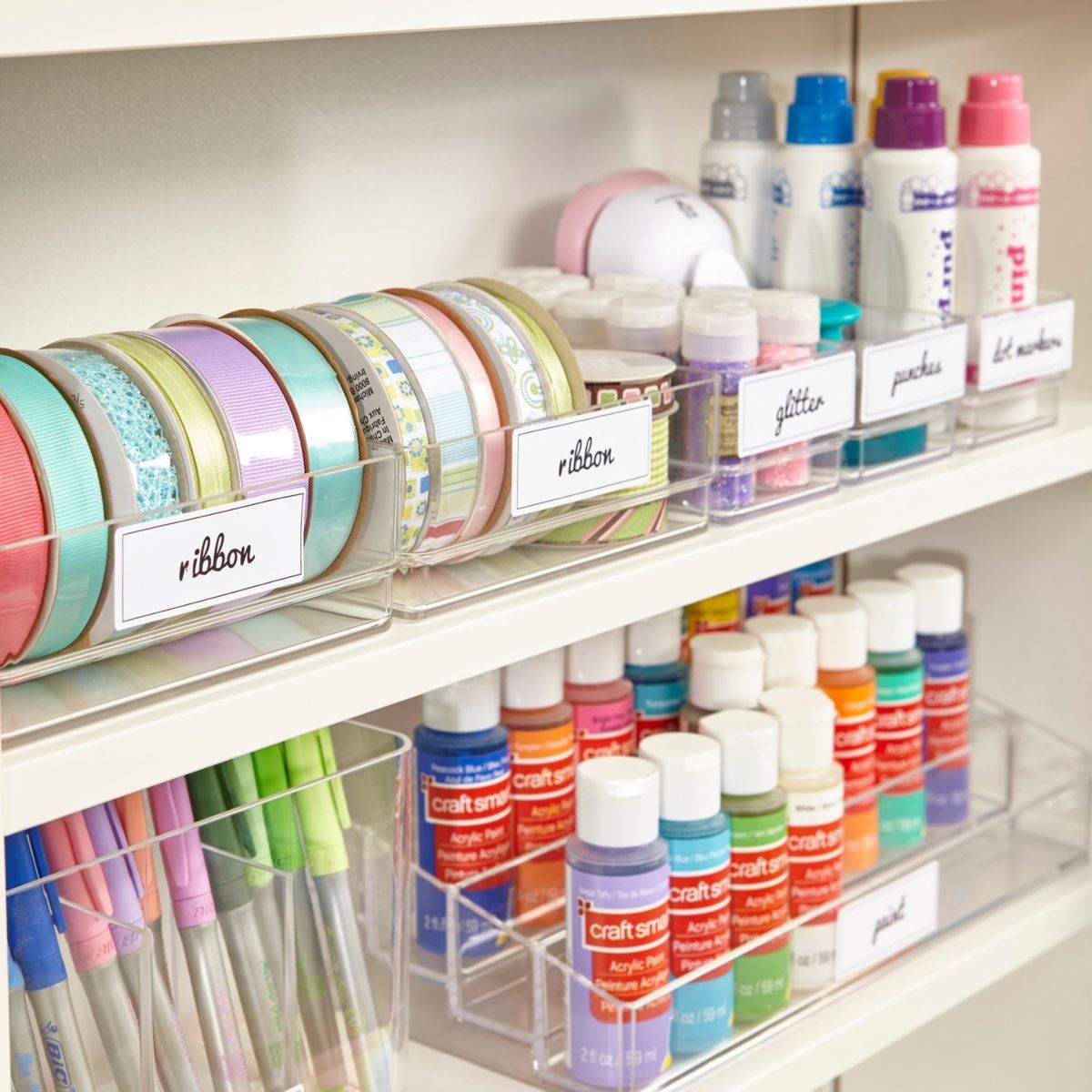 16. Labeled Drawer Organizers