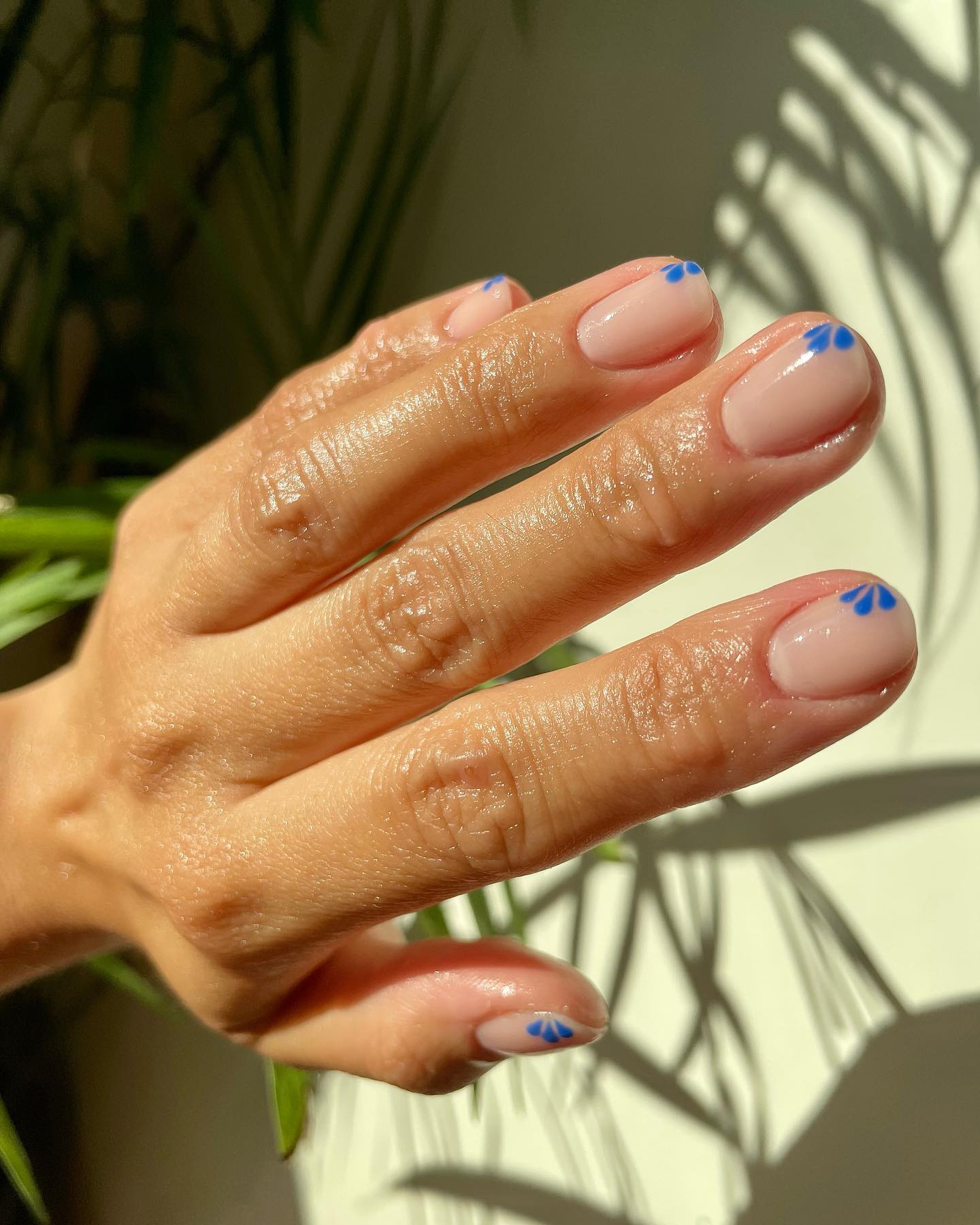 16. Minimalist Blue Design