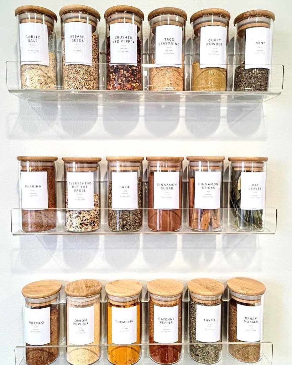 18. Floating Spice Racks