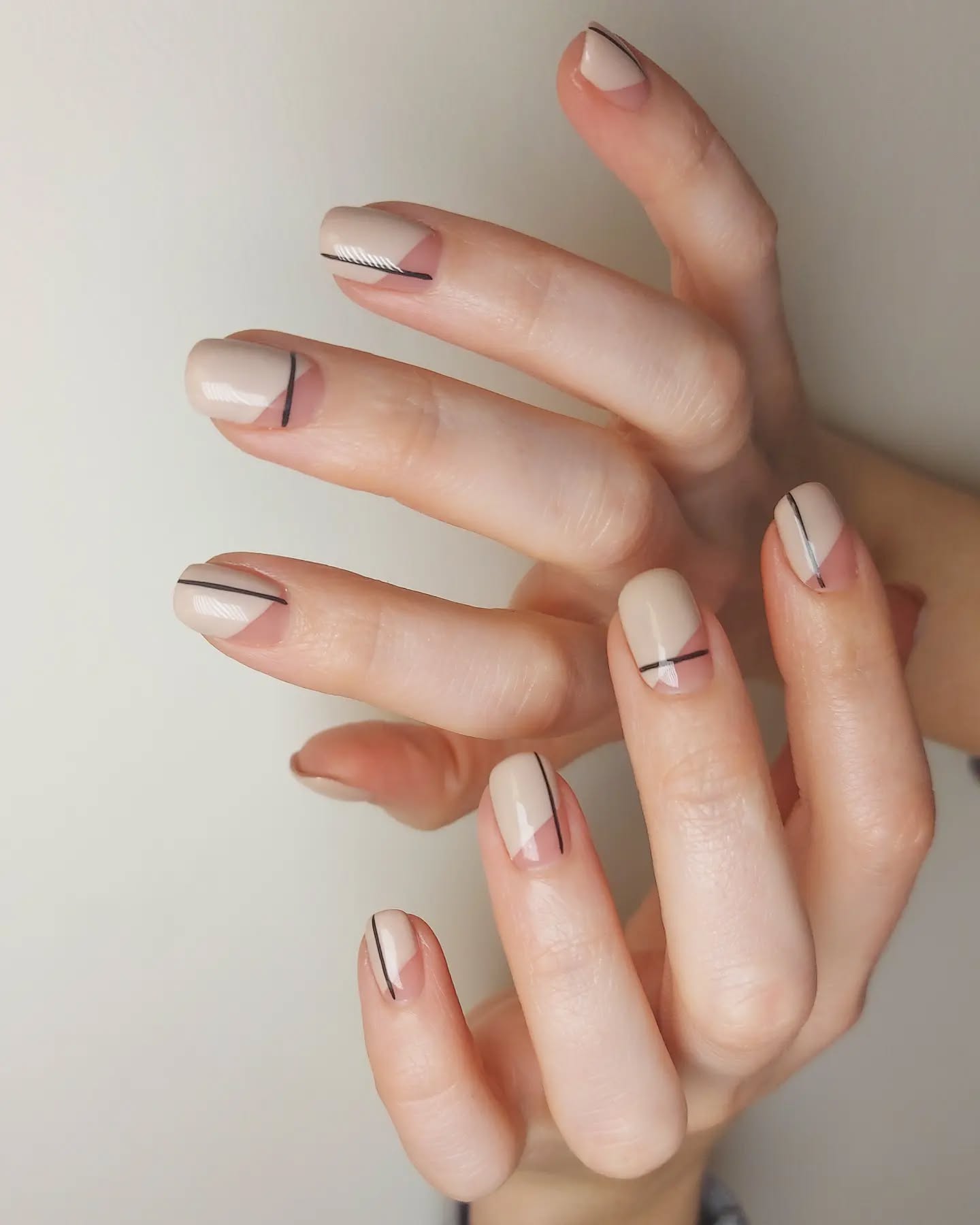 18. Natural with Bold Black
