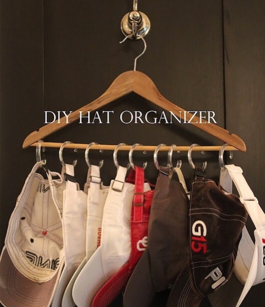 DIY Cap Organizer
