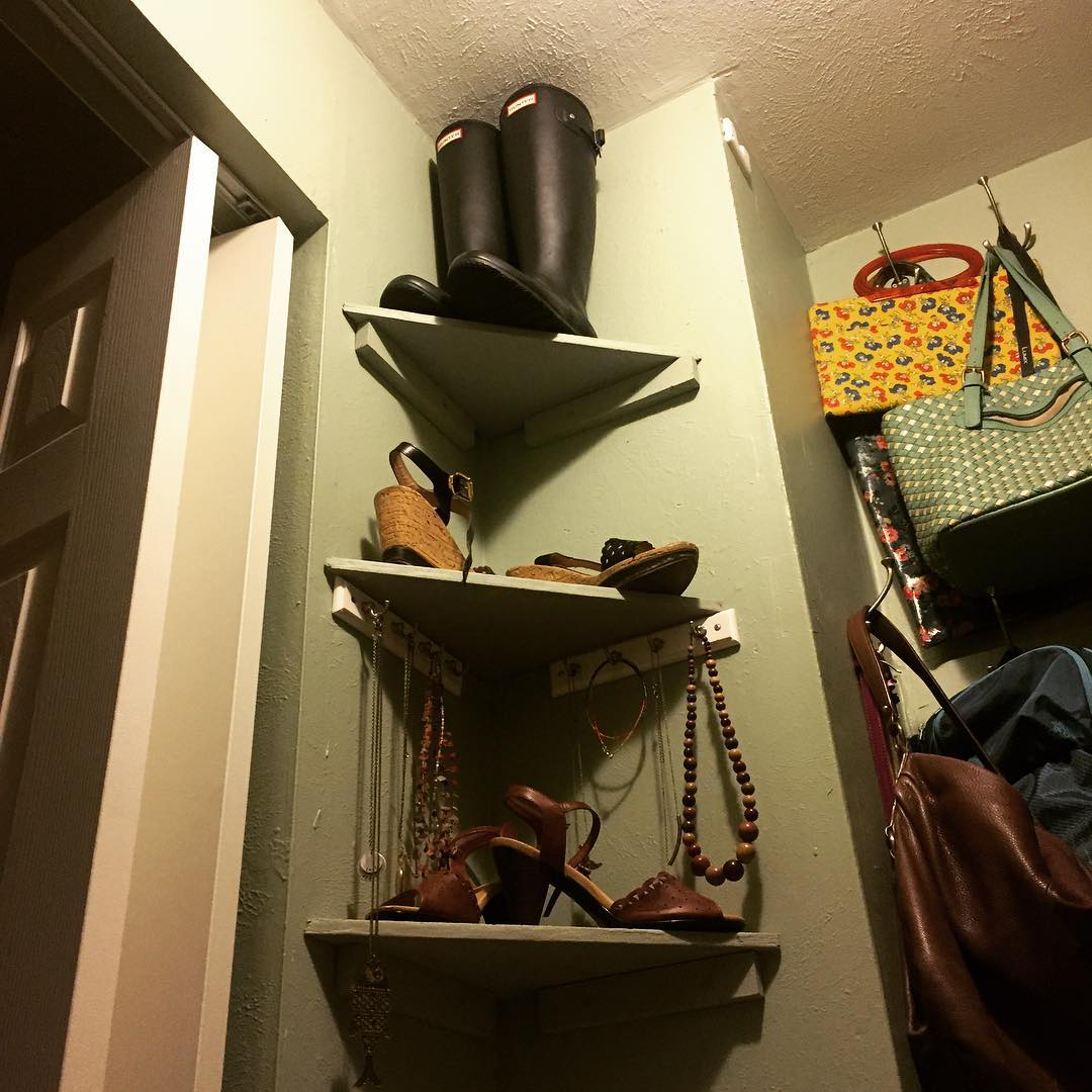 20. Corner Shelving