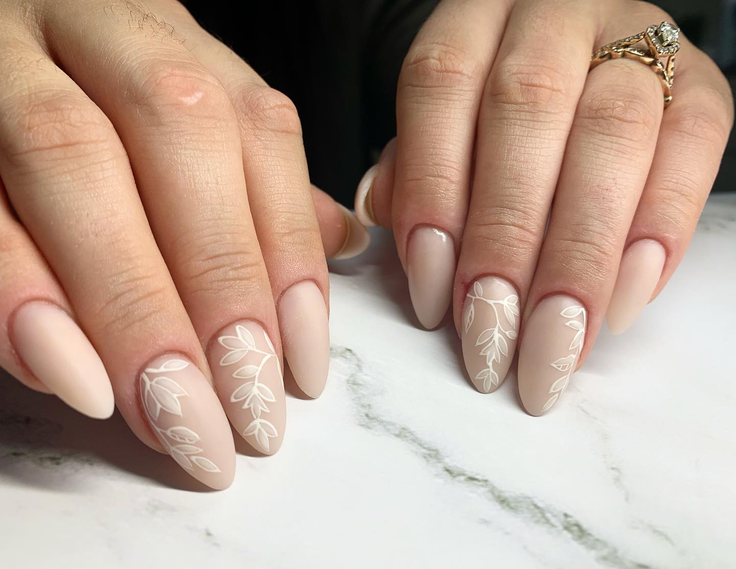 simple neutral florals