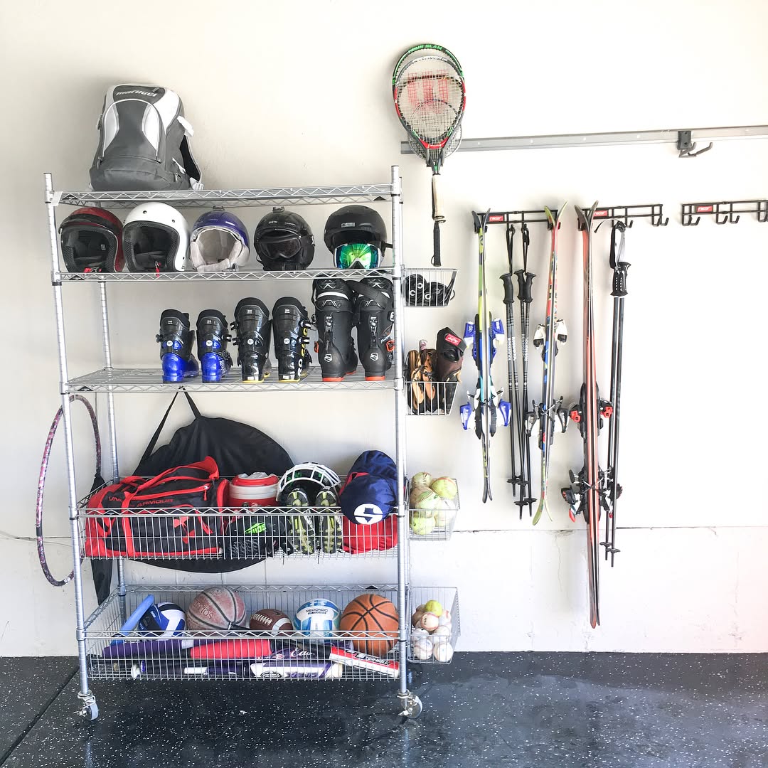20. Sports Equipment Shelving
