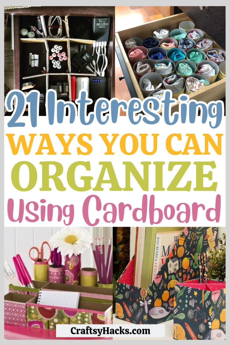 21 Ways to Organize Home with Cardboard - Craftsy Hacks