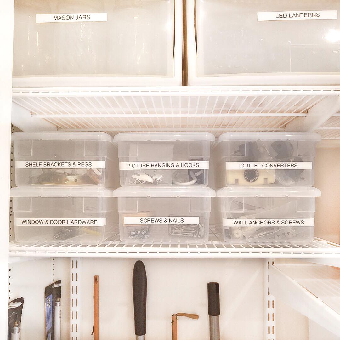 22. Hallway Closet Shelving