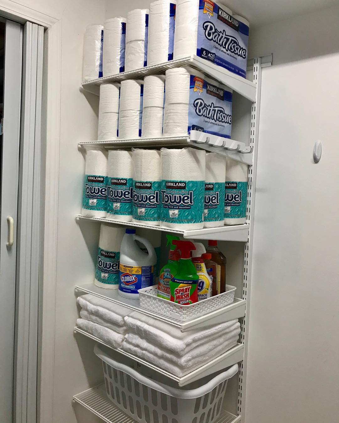 24. Laundry Floor To Ceiling Shelving