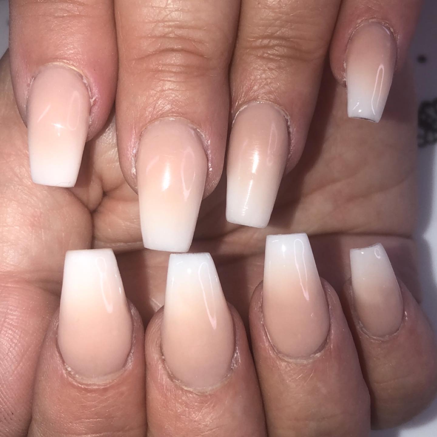 24. Simple and Stunning Ombre Nails