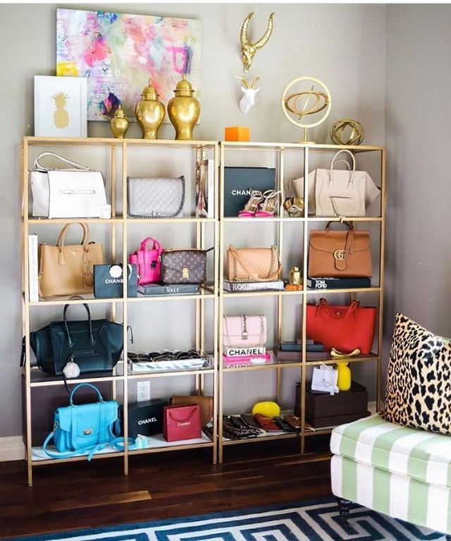 25. Handbag & Purse Shelving