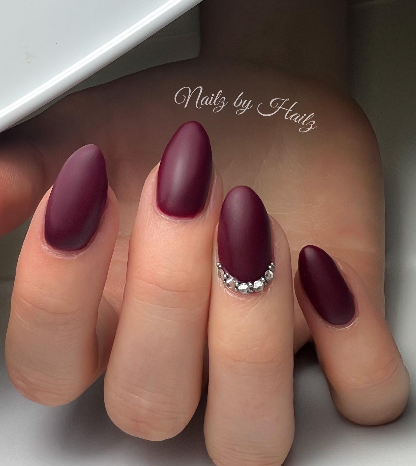 25. Matte Burgundy