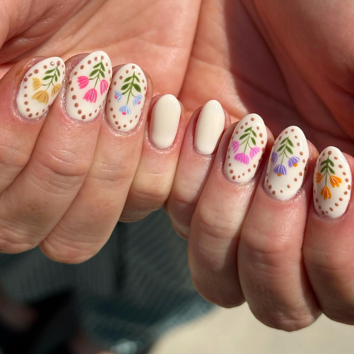 Folk Art Flower Set