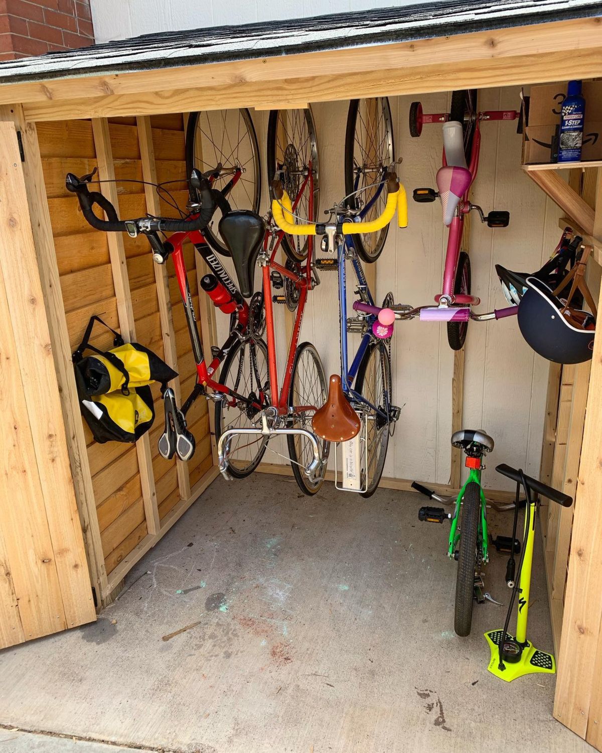 3. Hanging Bikes