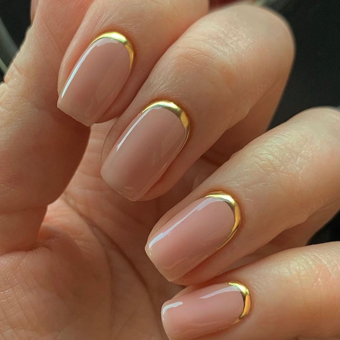 Soft Pink and Gold