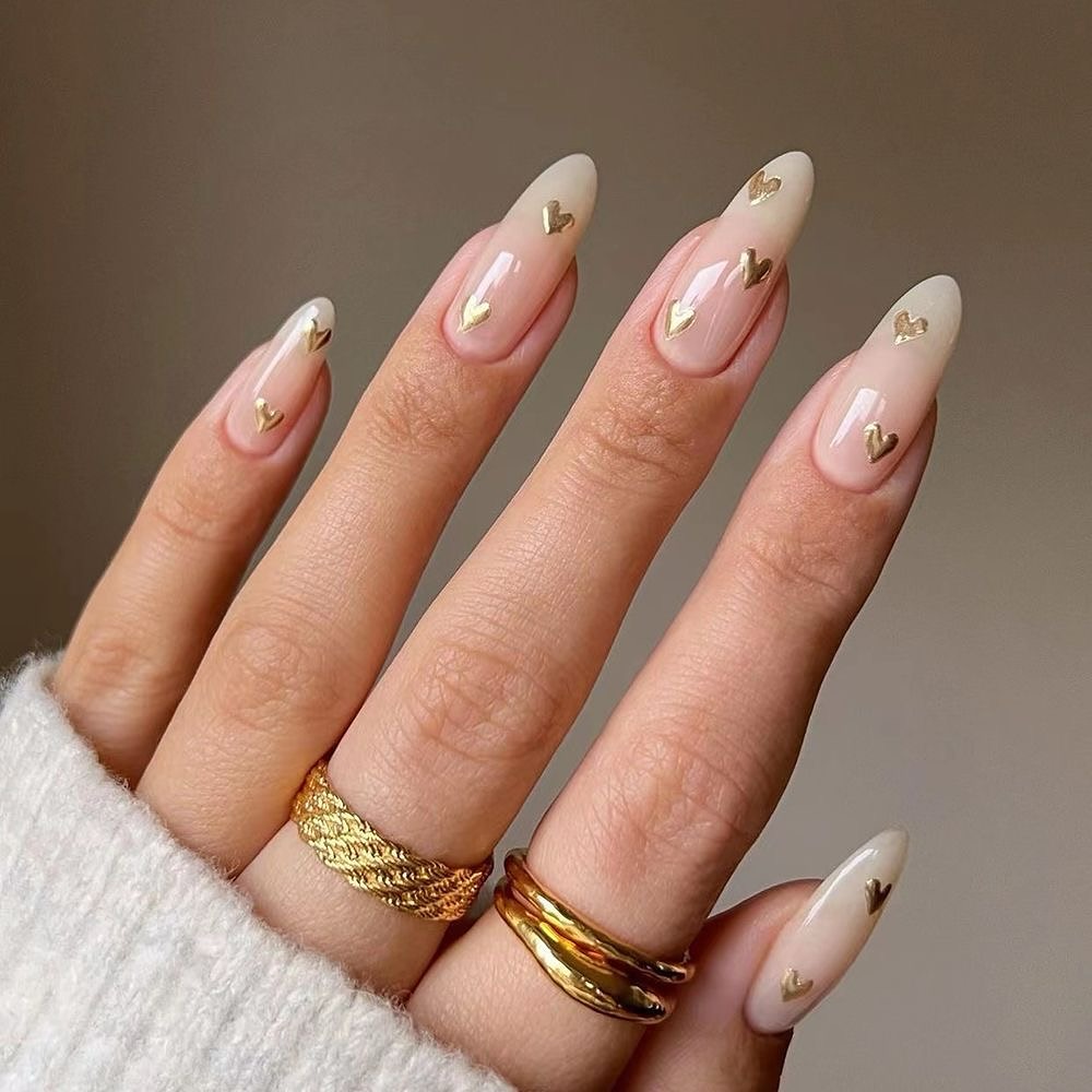 33. Gold Hearts