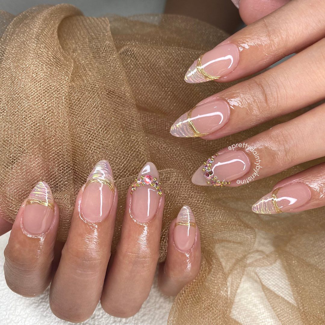 36. Textured French Tip Nude