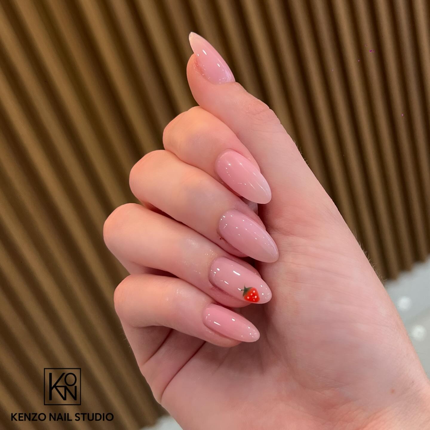 37. Strawberry Nails