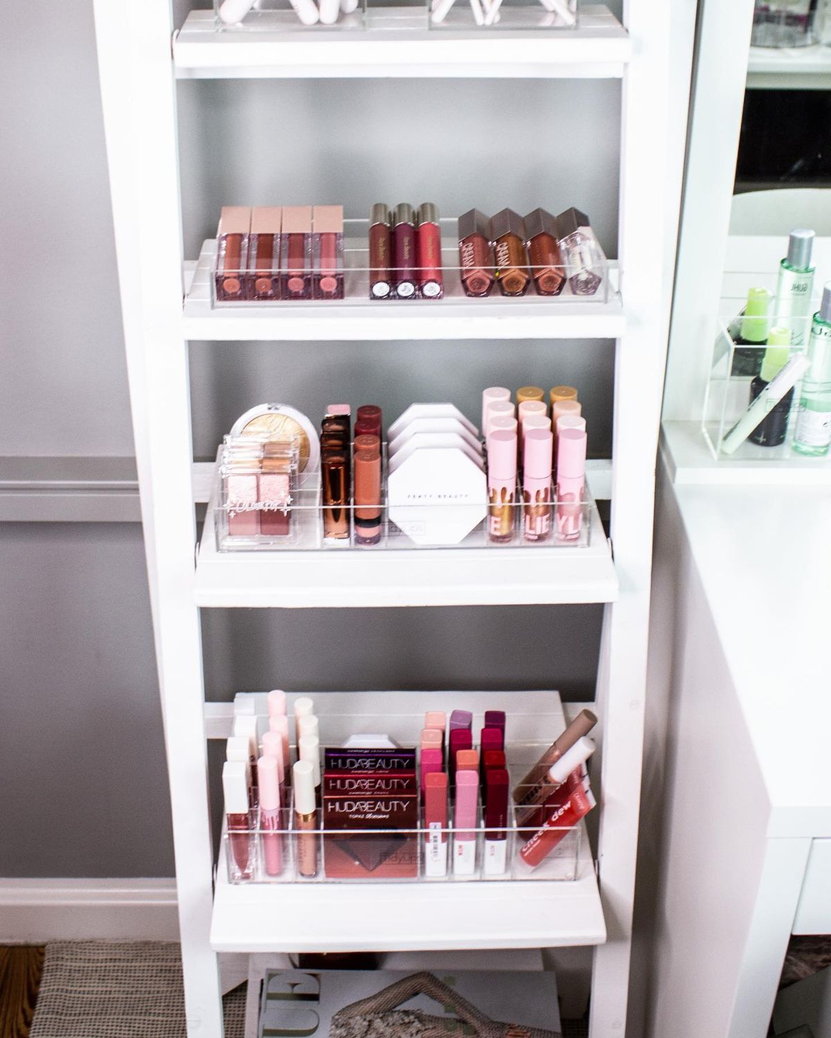 Create a Full Makeup Shelf