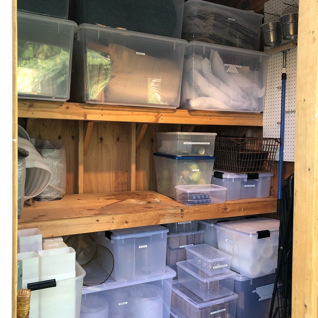 5. Large Clear Storage Bins