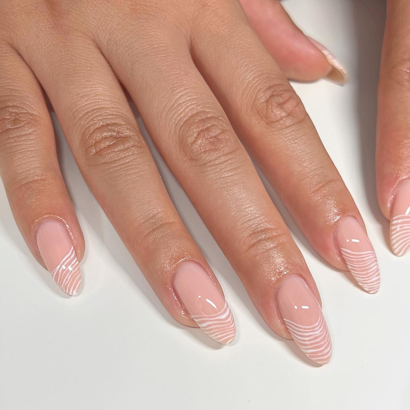 5. Swirly French Tips
