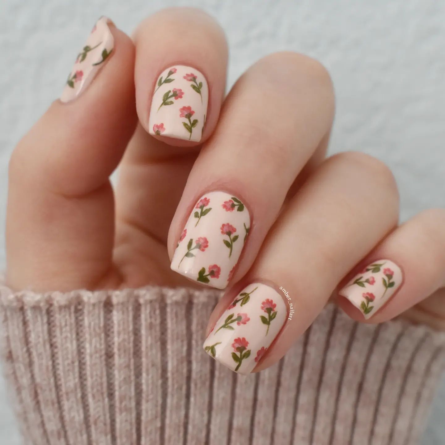 Delicate Pink Florals