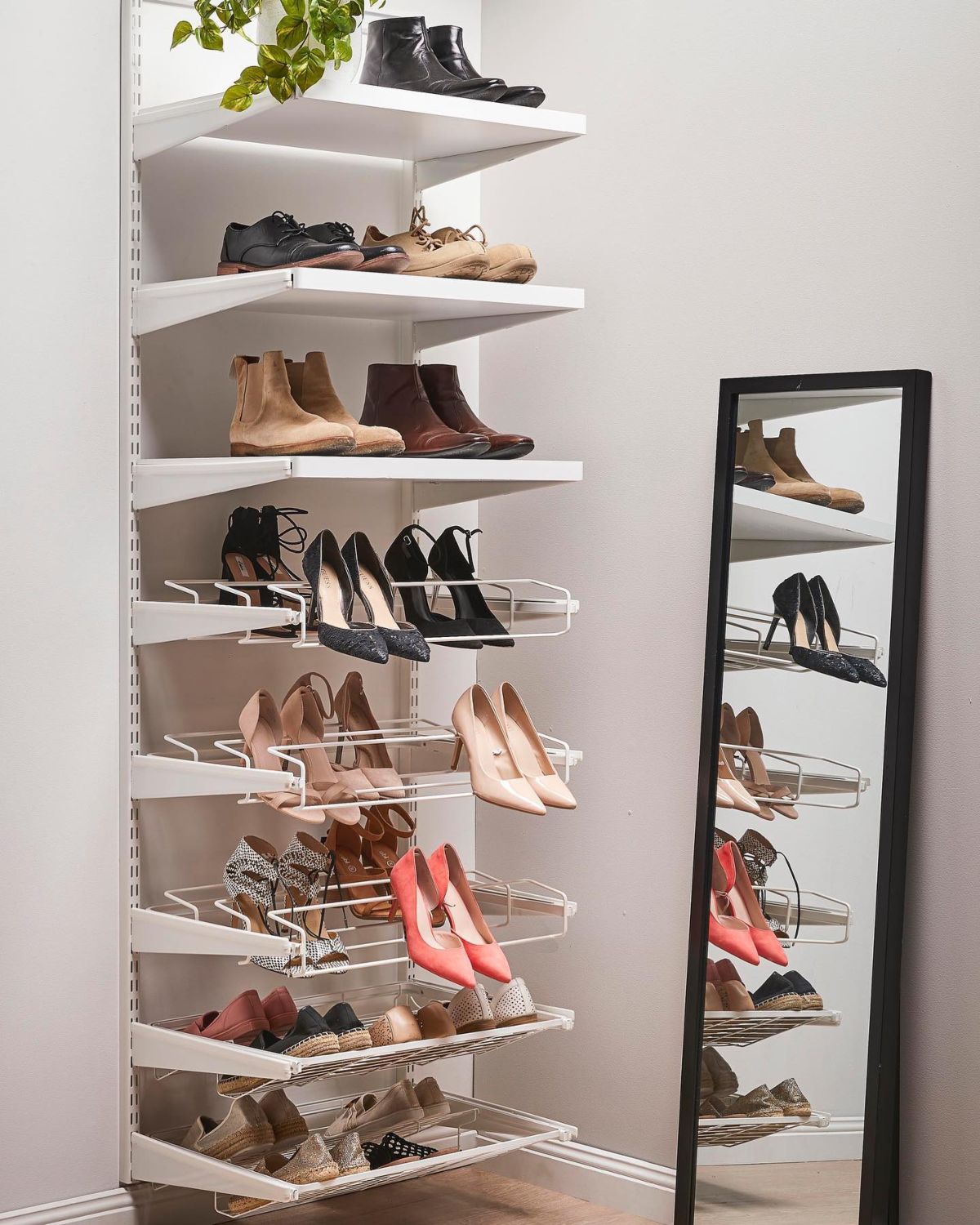 7. Shoe Shelving