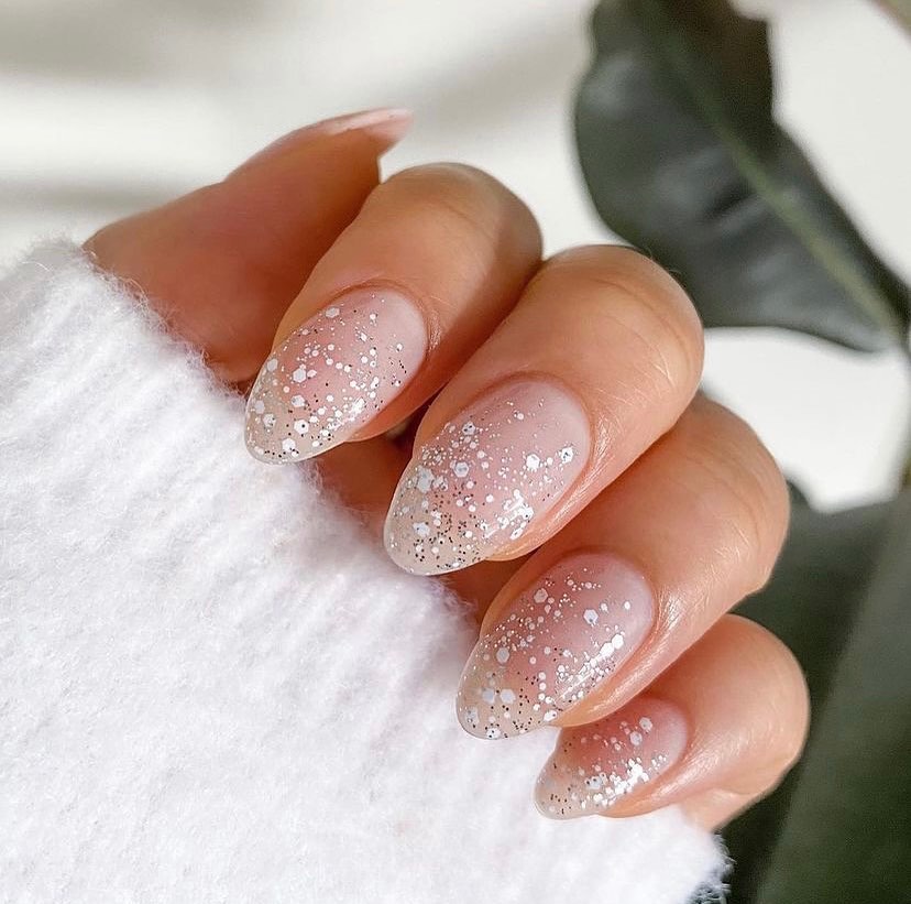 sparkly white