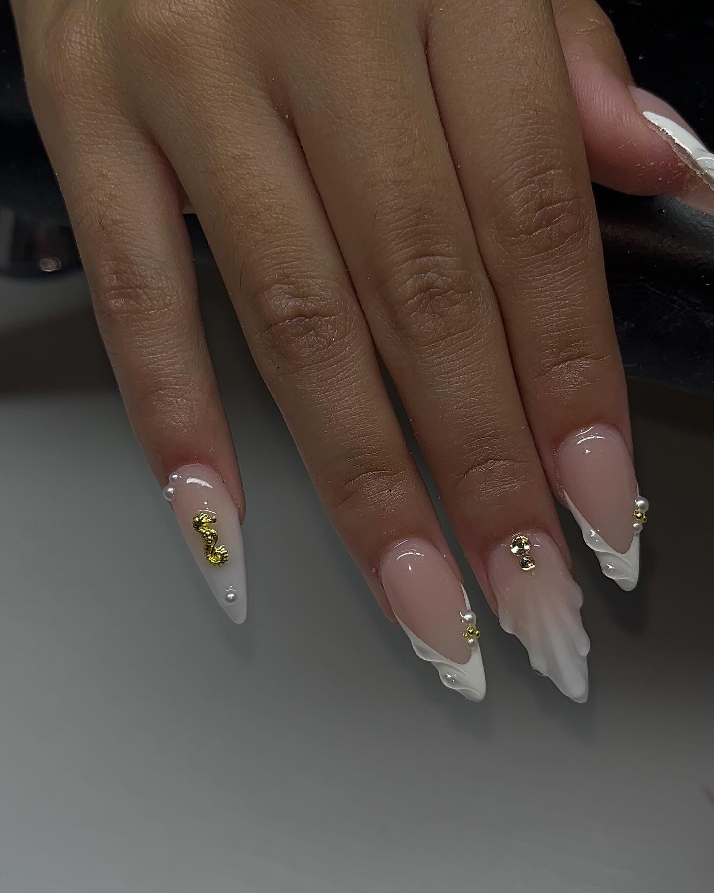 9. Textured Nails