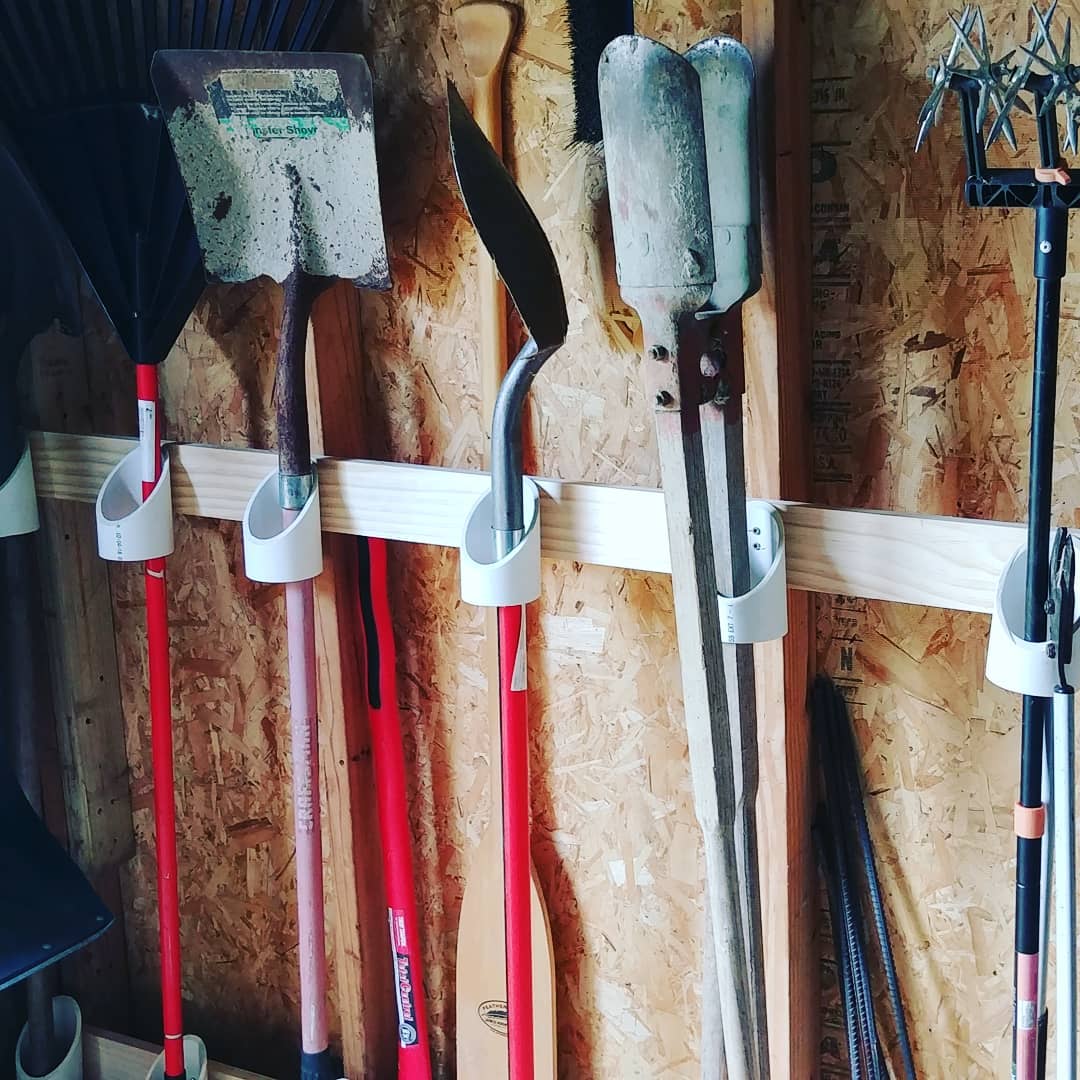 9. Wall-Mounted Tool Organizer