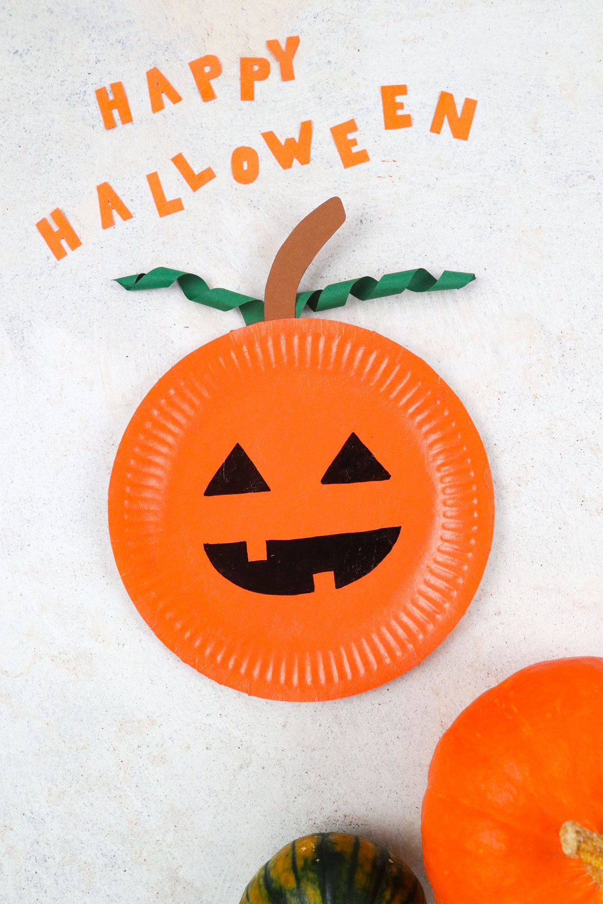Paper Plate Pumpkin