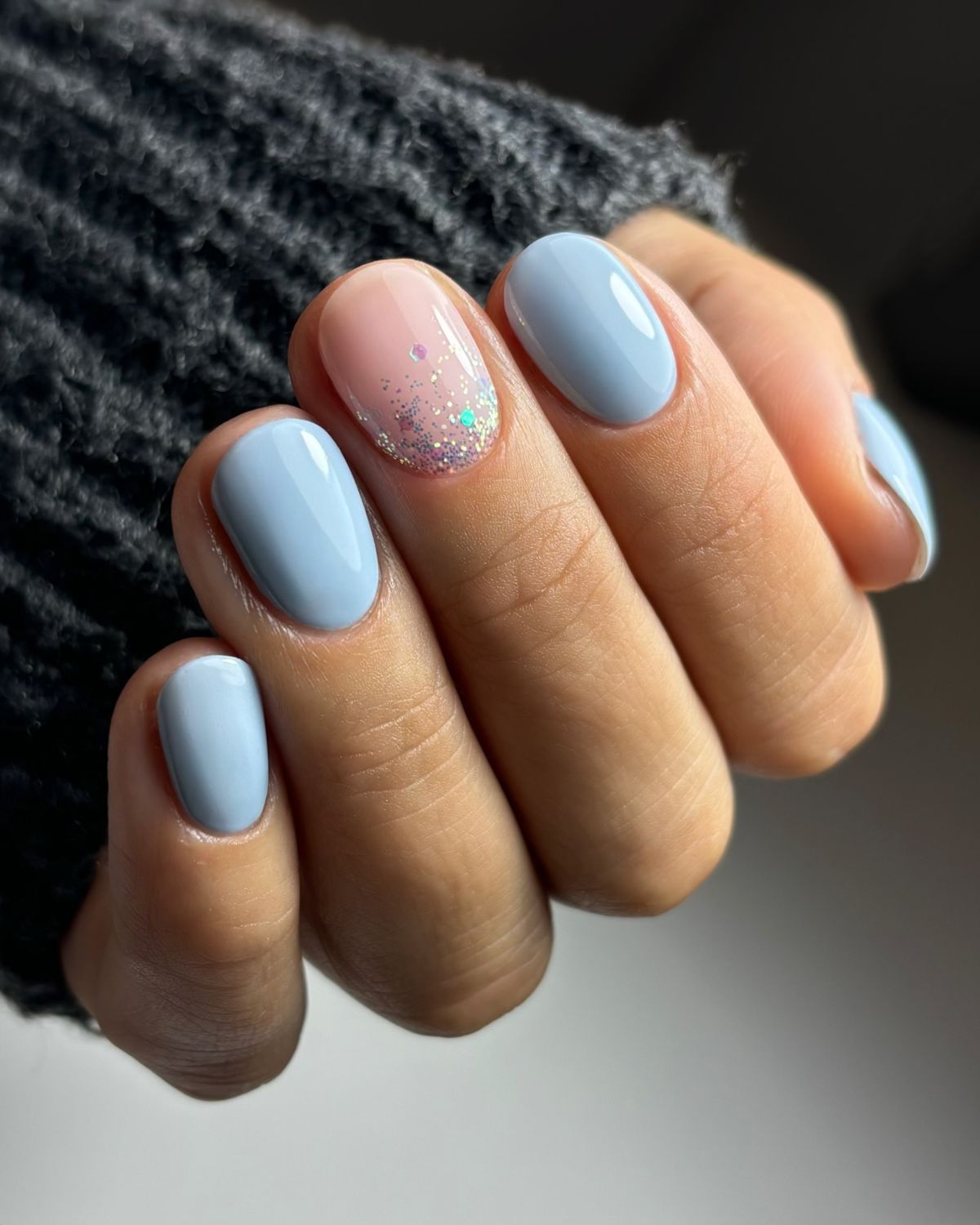 12. Baby Blue and Romantic Pink