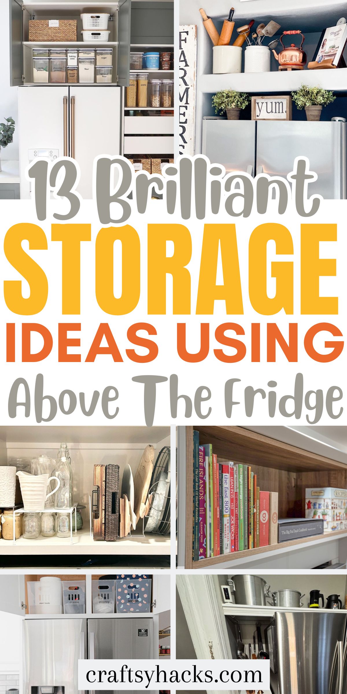 storage Ideas Above the Fridge