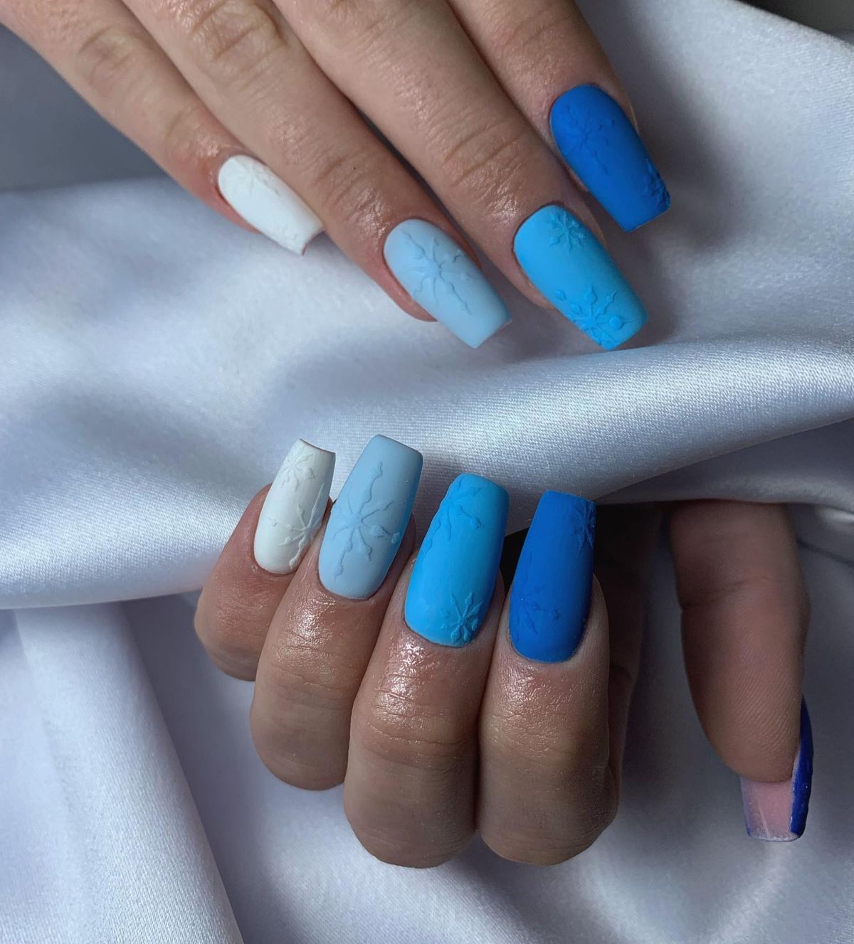 13. Blue, White, and Snowflakes!