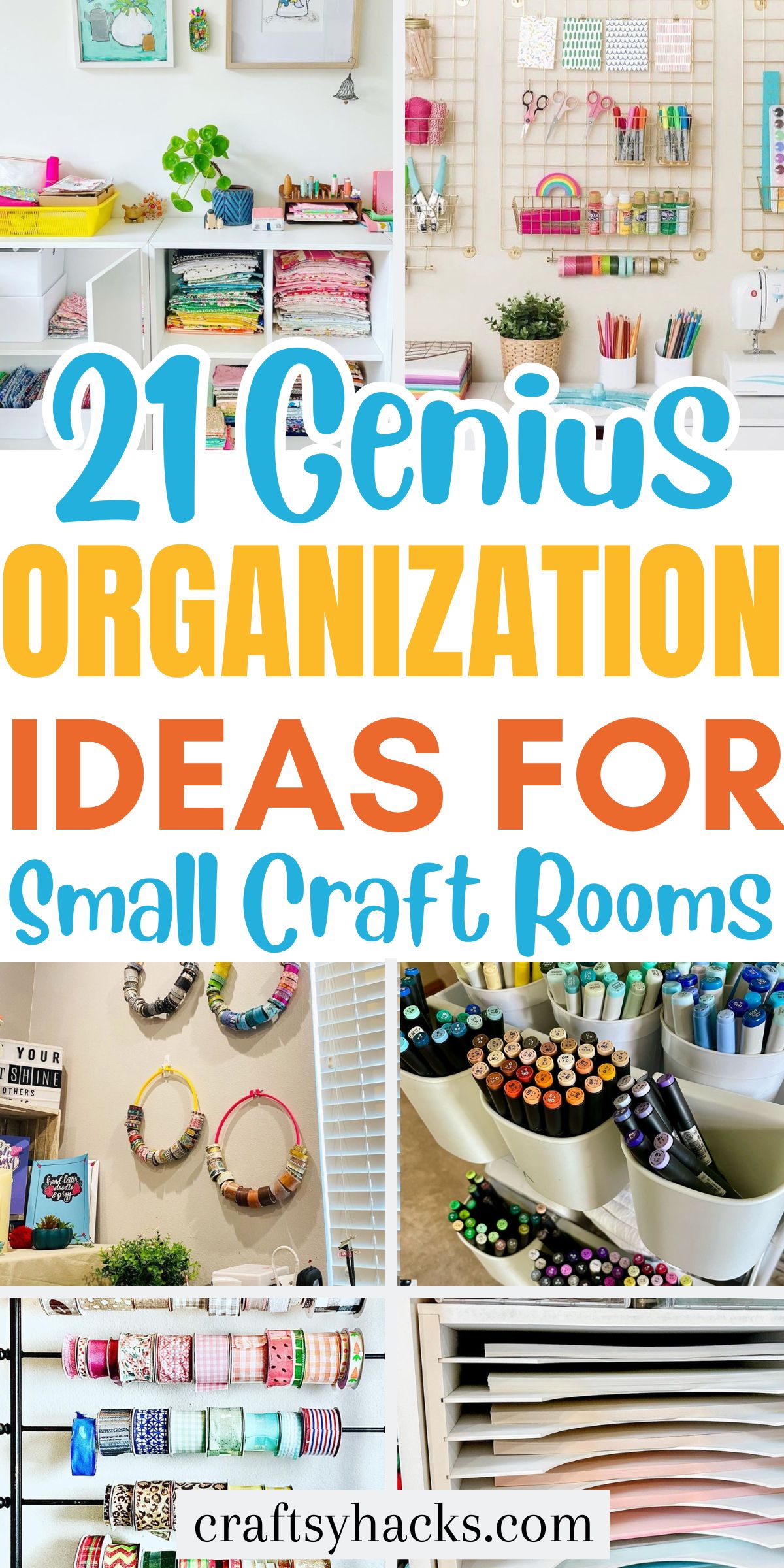 Organization Ideas for Small Craft Rooms