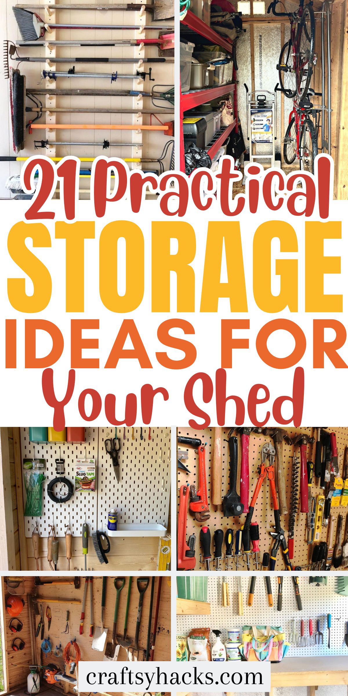Storage Ideas for your Shed