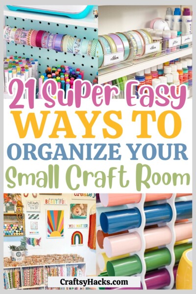 21 Small Craft Room Organization Ideas - Craftsy Hacks