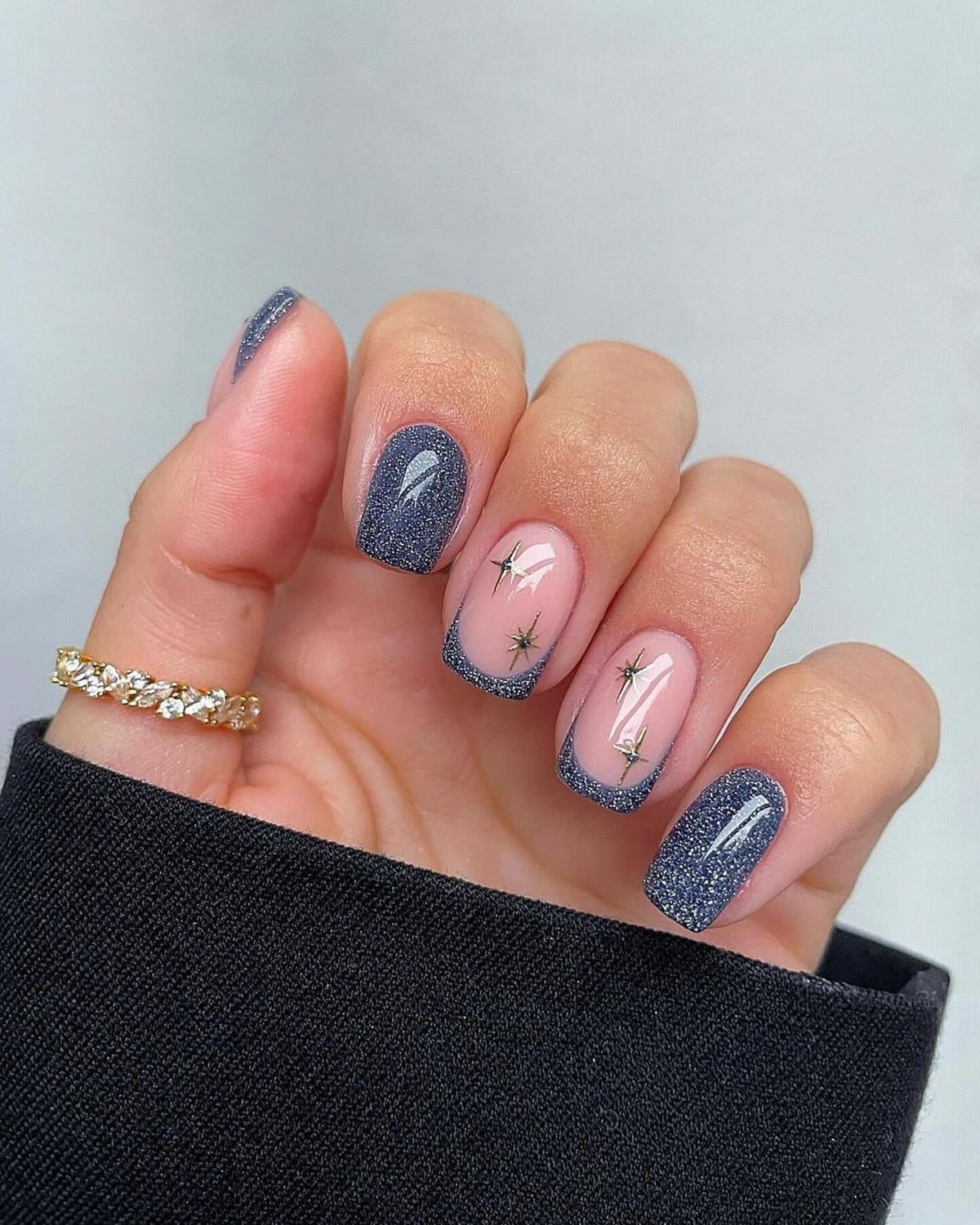 24. Sparkly Blue and Pink