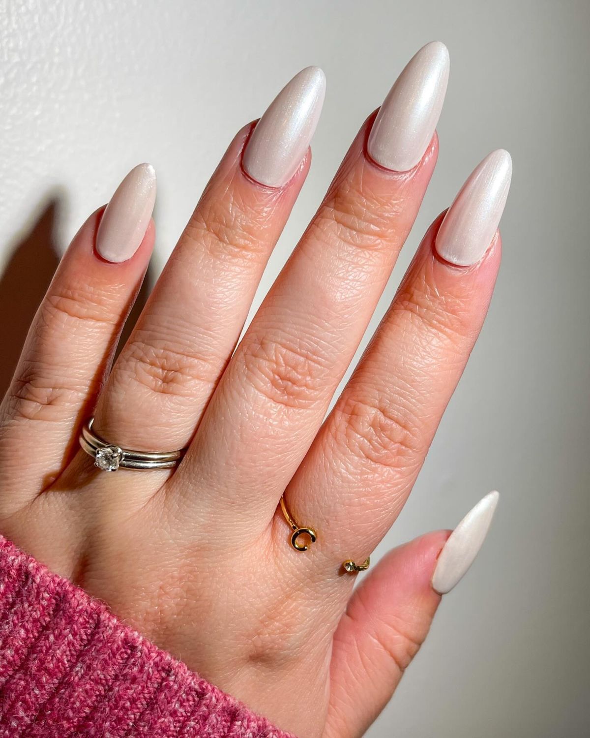 29. Glazed Winter Nails