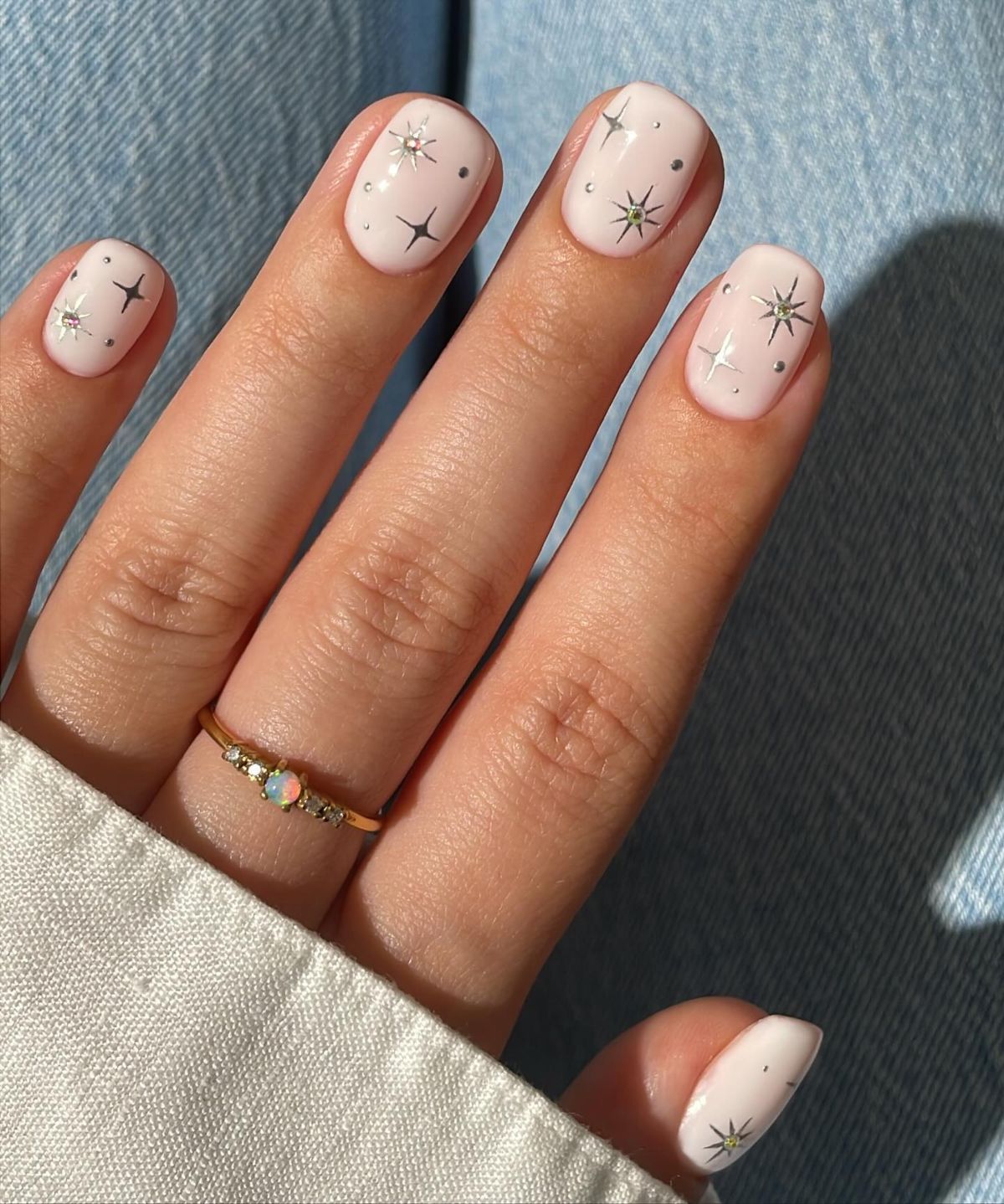 3. Starry Nail Art