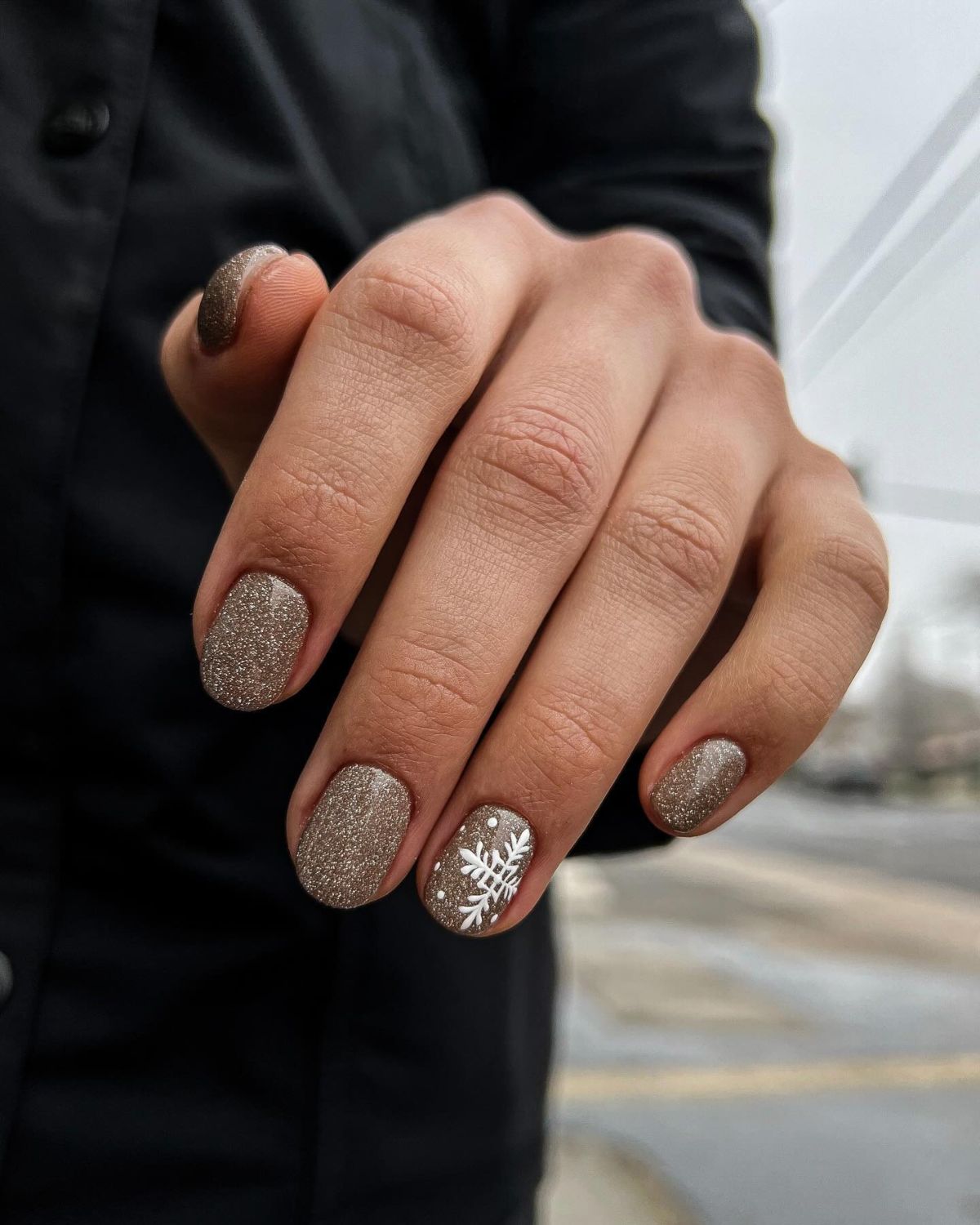 35. Glitter Nails