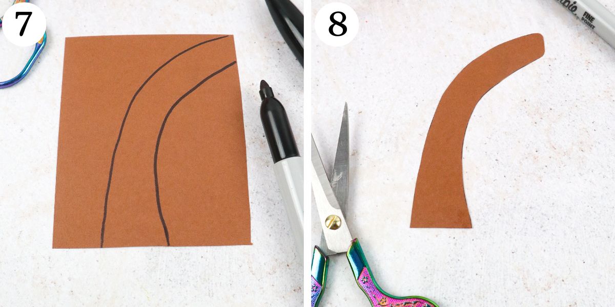 Paper Plate Pumpkin Instructions 7-8