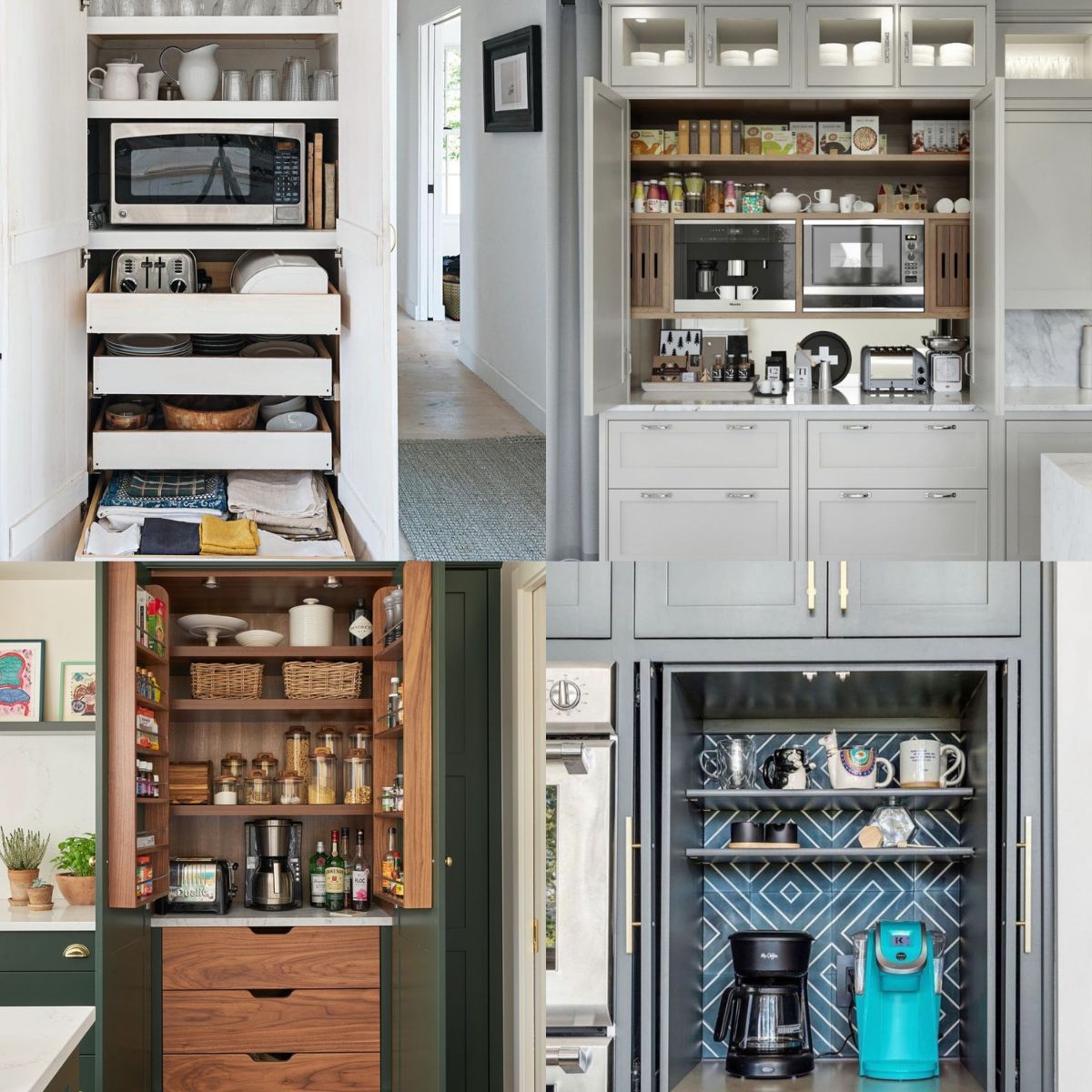 21 Kitchen Upgrades to Hide Small Appliances - Craftsy Hacks