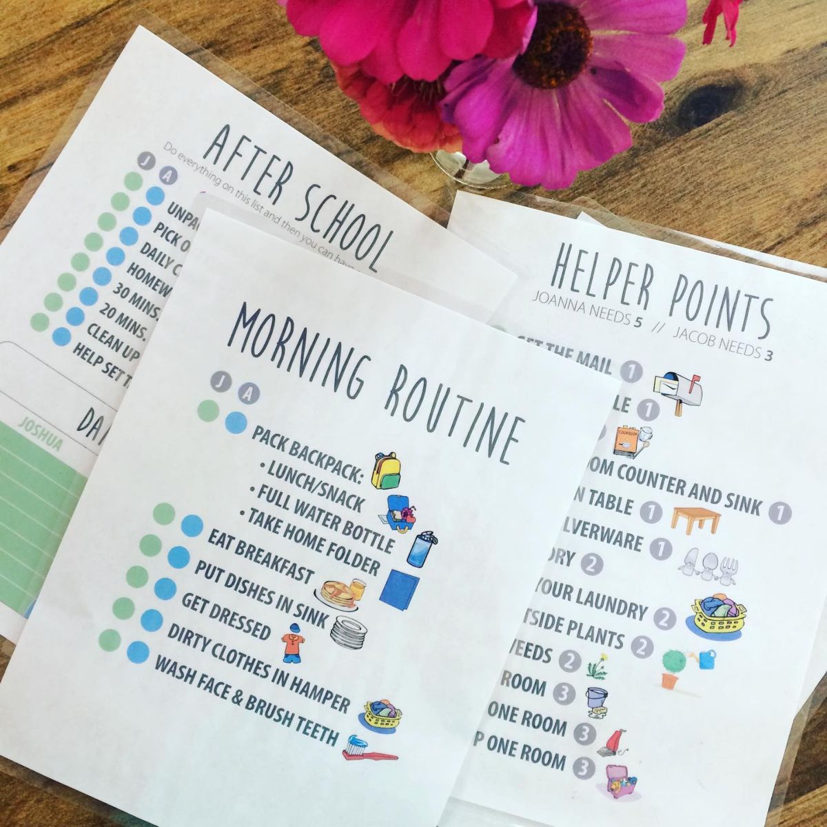 1. Chore Charts