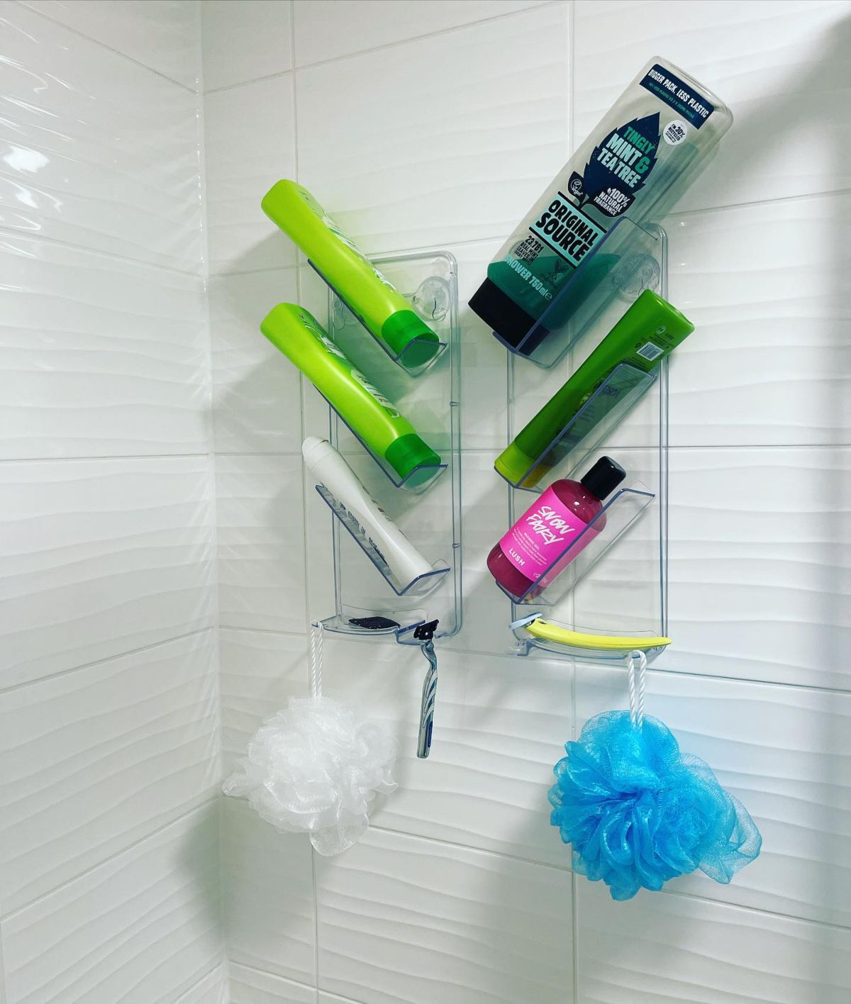1. Shower Wall Storage