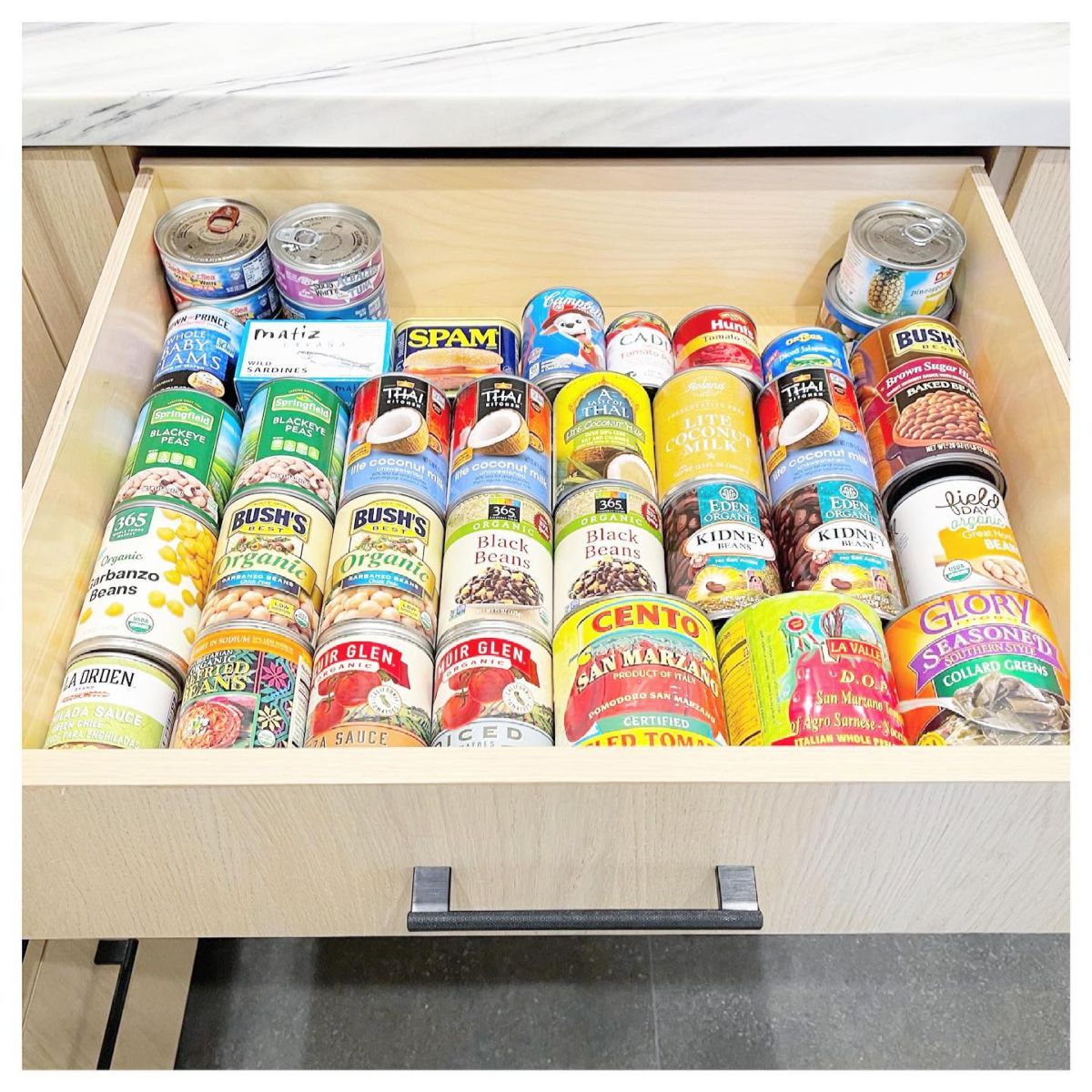 10. Lined Up in a Drawer