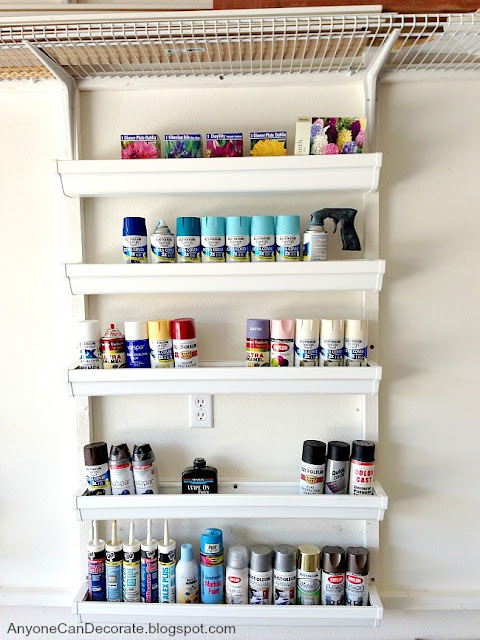 10. Spray Paint Storage