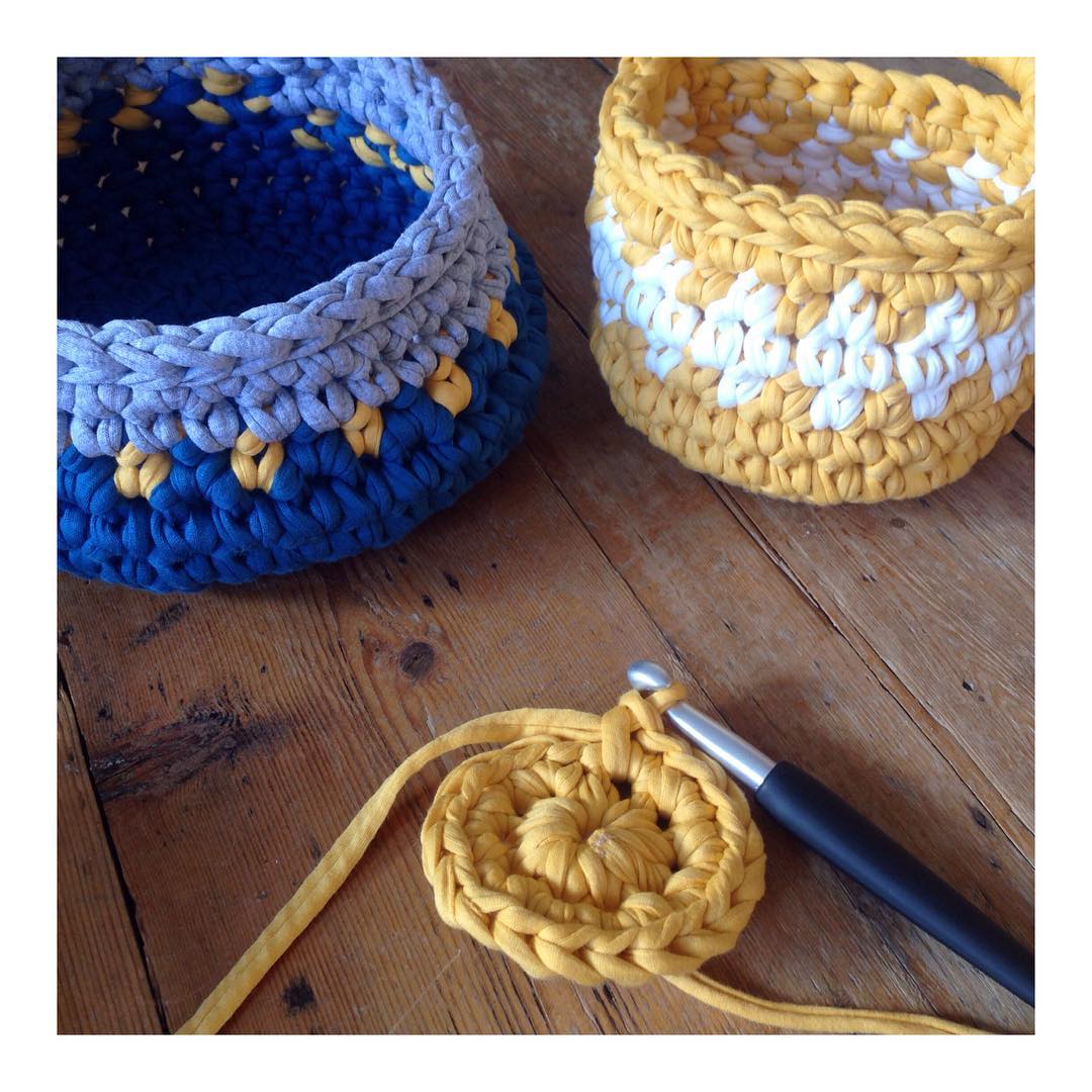 11. Crochet Storage Baskets