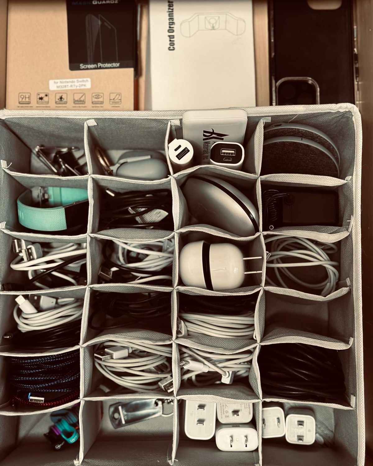 Fabric Cord Organizer