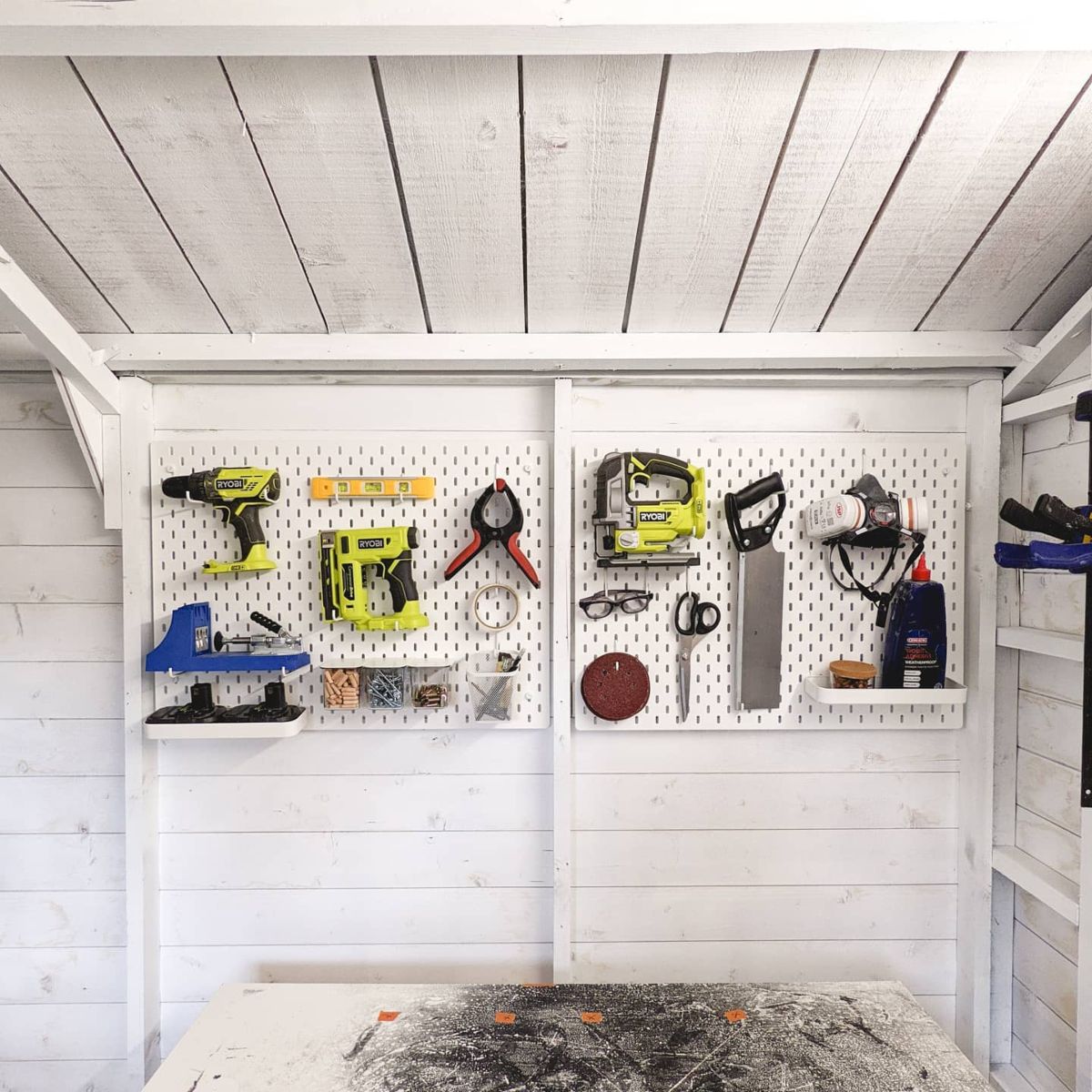 11. Garage Pegboard