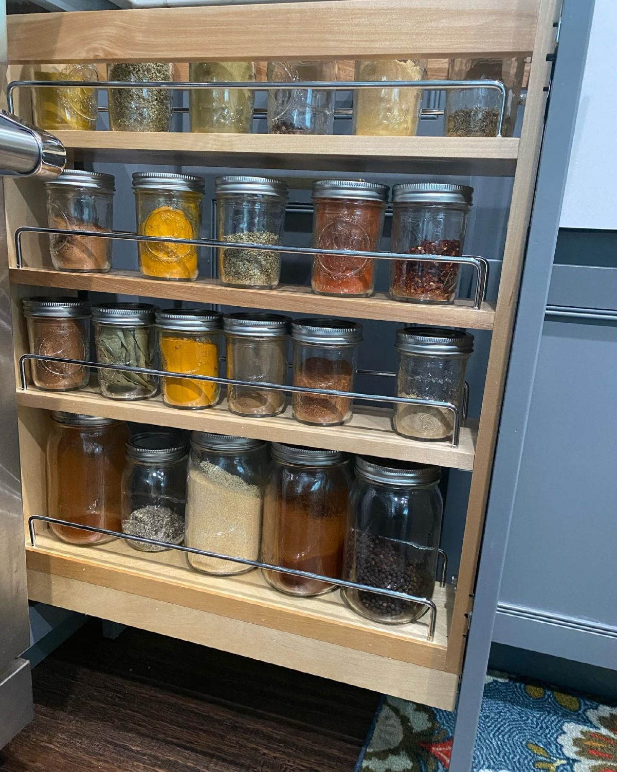 11. Pull Out Spice Drawer
