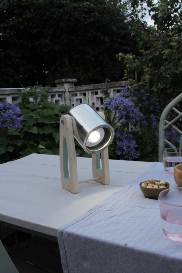 12. Upcycled Paint Can Lamp